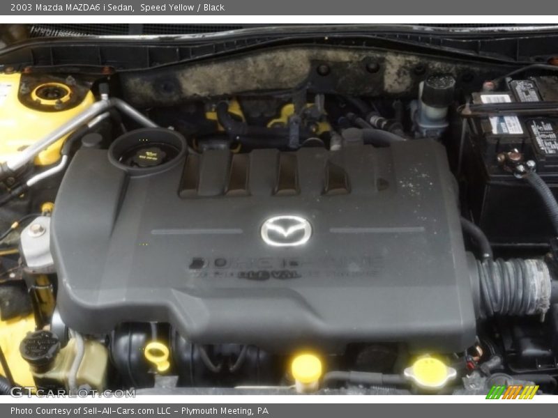 Speed Yellow / Black 2003 Mazda MAZDA6 i Sedan