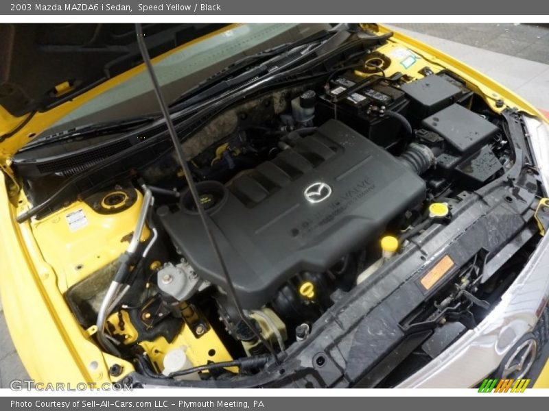 Speed Yellow / Black 2003 Mazda MAZDA6 i Sedan