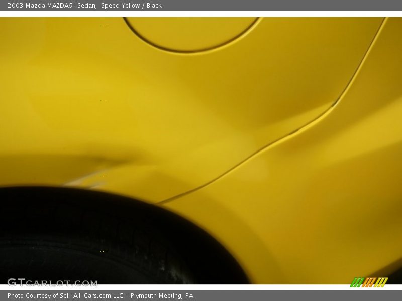 Speed Yellow / Black 2003 Mazda MAZDA6 i Sedan