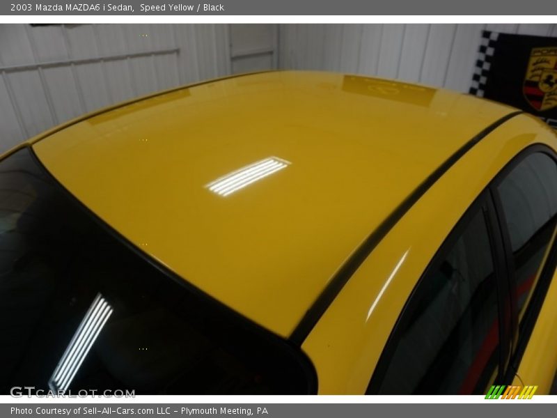Speed Yellow / Black 2003 Mazda MAZDA6 i Sedan
