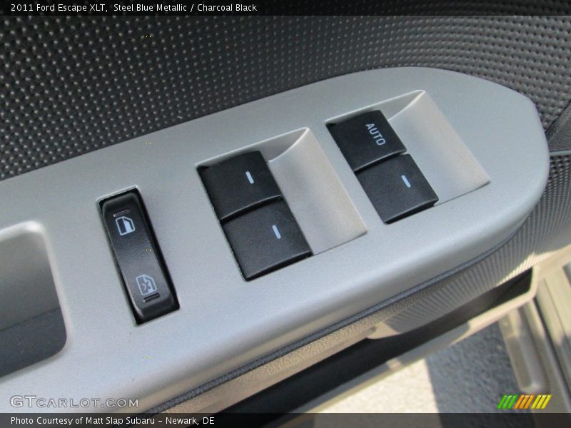 Steel Blue Metallic / Charcoal Black 2011 Ford Escape XLT