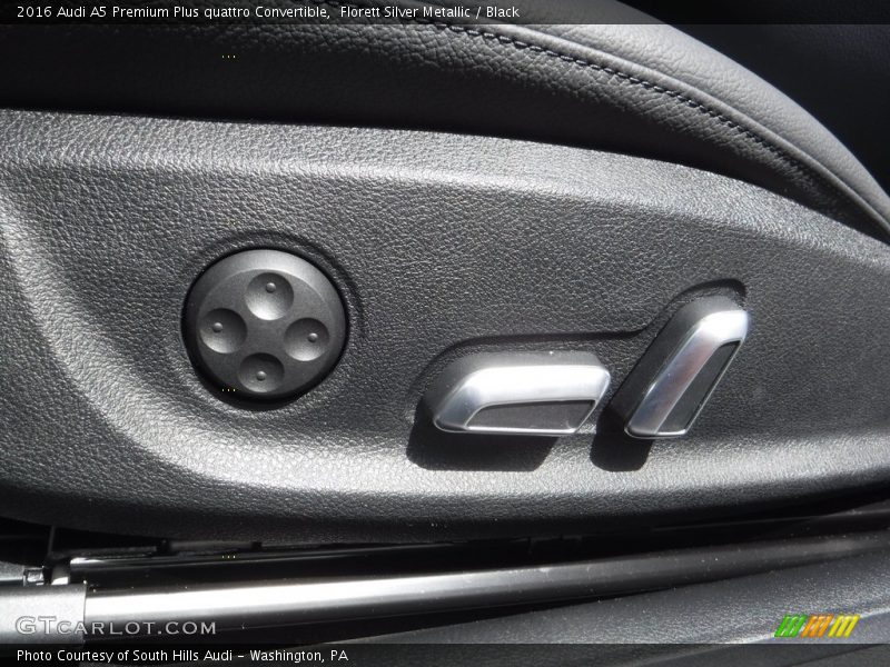 Florett Silver Metallic / Black 2016 Audi A5 Premium Plus quattro Convertible