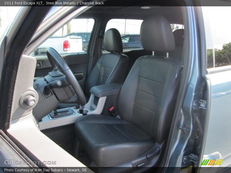 Steel Blue Metallic / Charcoal Black 2011 Ford Escape XLT