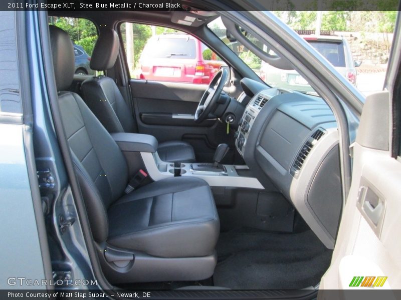 Steel Blue Metallic / Charcoal Black 2011 Ford Escape XLT