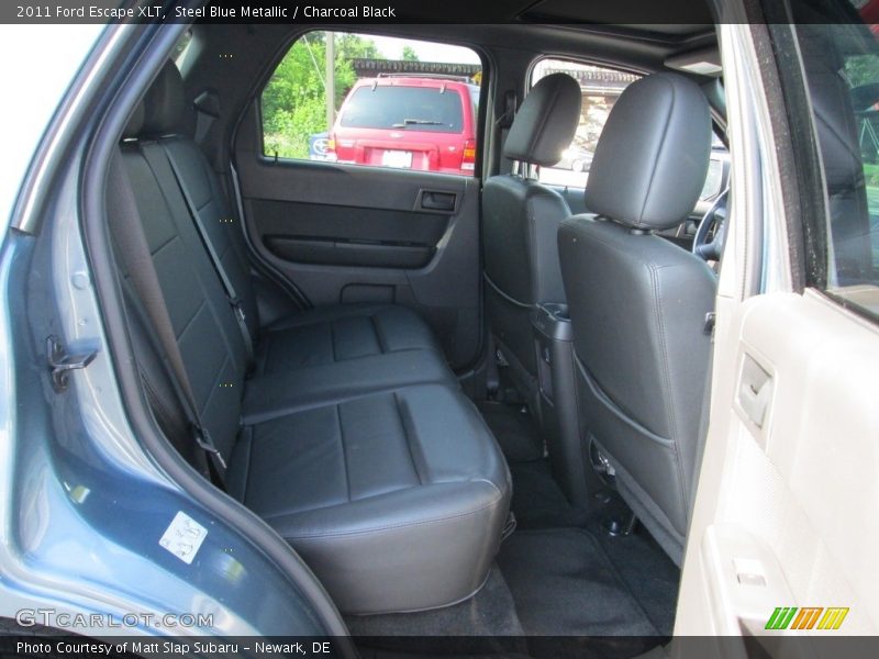 Steel Blue Metallic / Charcoal Black 2011 Ford Escape XLT
