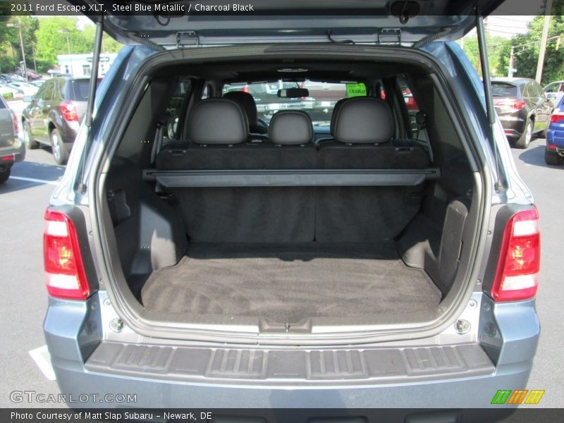 Steel Blue Metallic / Charcoal Black 2011 Ford Escape XLT