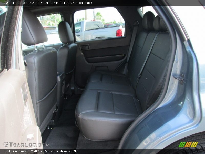 Steel Blue Metallic / Charcoal Black 2011 Ford Escape XLT