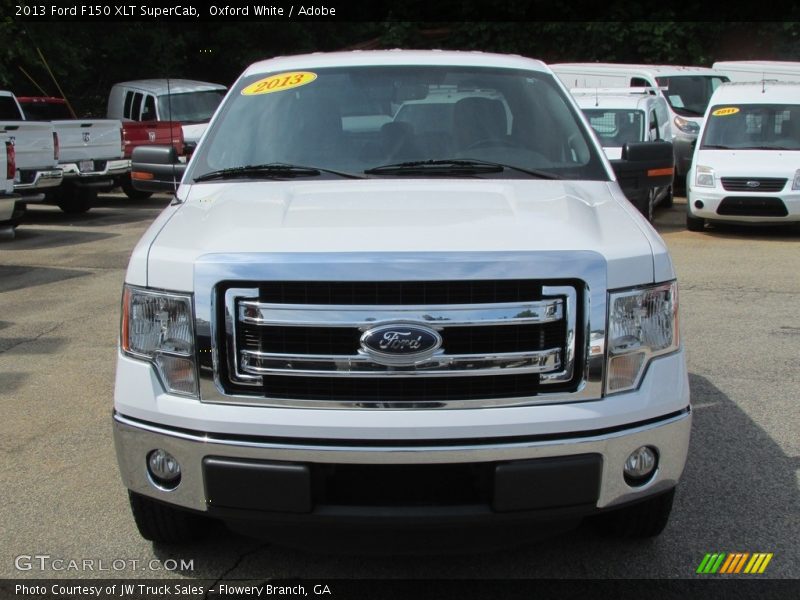 Oxford White / Adobe 2013 Ford F150 XLT SuperCab