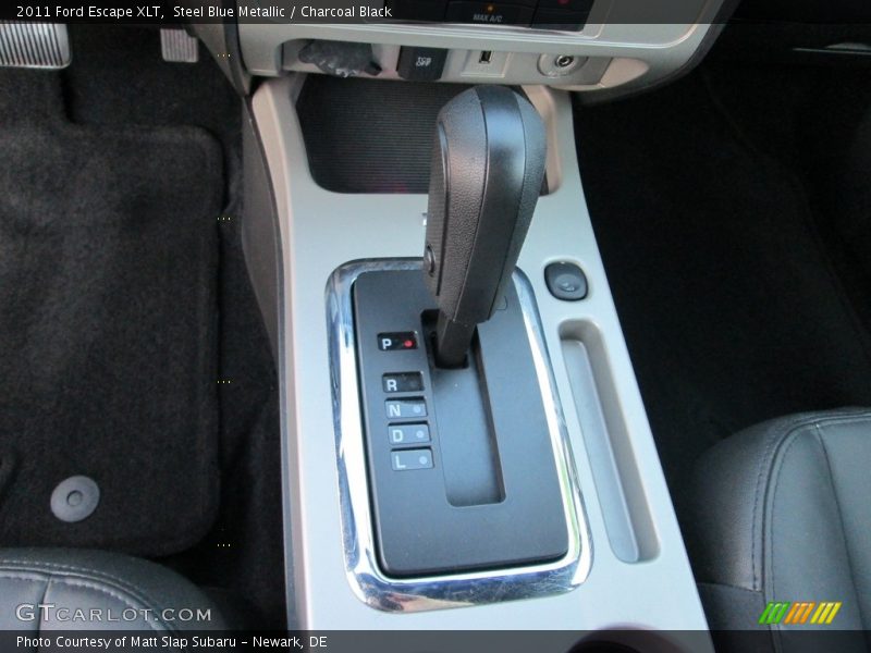 Steel Blue Metallic / Charcoal Black 2011 Ford Escape XLT
