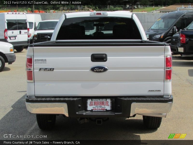 Oxford White / Adobe 2013 Ford F150 XLT SuperCab