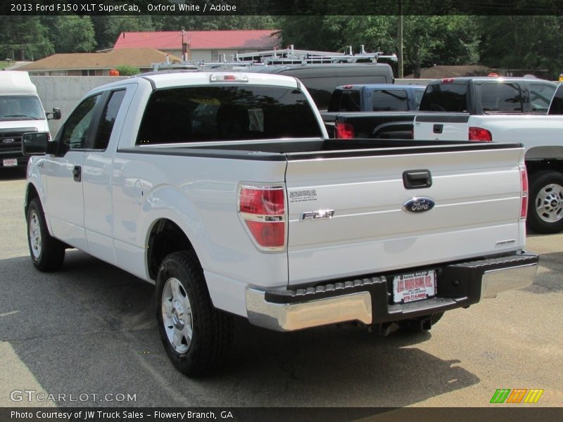 Oxford White / Adobe 2013 Ford F150 XLT SuperCab