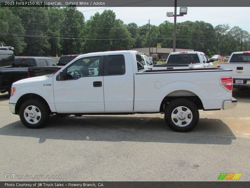 Oxford White / Adobe 2013 Ford F150 XLT SuperCab