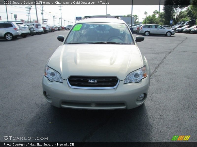 Champagne Gold Opalescent / Taupe 2006 Subaru Outback 2.5i Wagon