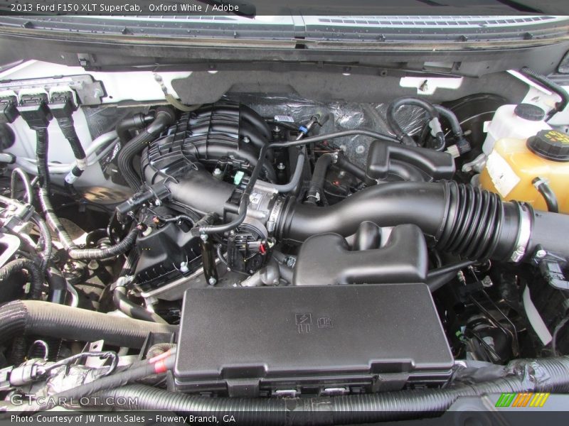 Oxford White / Adobe 2013 Ford F150 XLT SuperCab