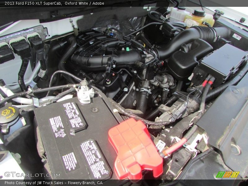 Oxford White / Adobe 2013 Ford F150 XLT SuperCab