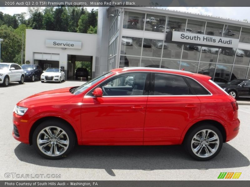Misano Red Pearl / Black 2016 Audi Q3 2.0 TSFI Premium Plus quattro