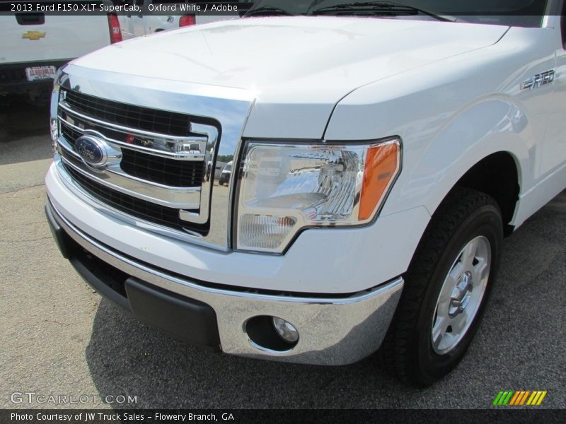 Oxford White / Adobe 2013 Ford F150 XLT SuperCab