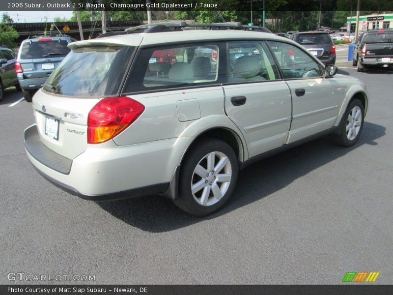 Champagne Gold Opalescent / Taupe 2006 Subaru Outback 2.5i Wagon