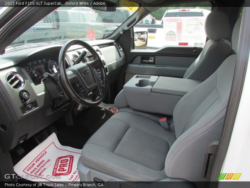 Oxford White / Adobe 2013 Ford F150 XLT SuperCab