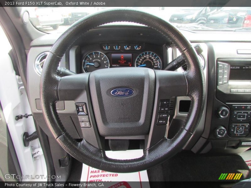 Oxford White / Adobe 2013 Ford F150 XLT SuperCab
