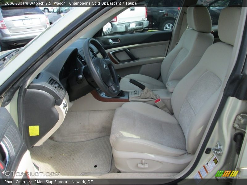 Champagne Gold Opalescent / Taupe 2006 Subaru Outback 2.5i Wagon