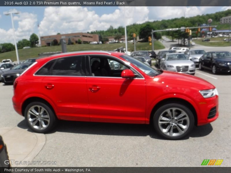 Misano Red Pearl / Black 2016 Audi Q3 2.0 TSFI Premium Plus quattro