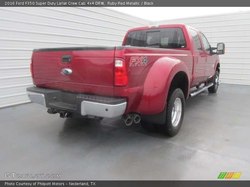 Ruby Red Metallic / Black 2016 Ford F350 Super Duty Lariat Crew Cab 4x4 DRW