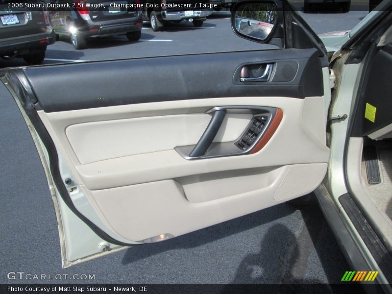 Champagne Gold Opalescent / Taupe 2006 Subaru Outback 2.5i Wagon