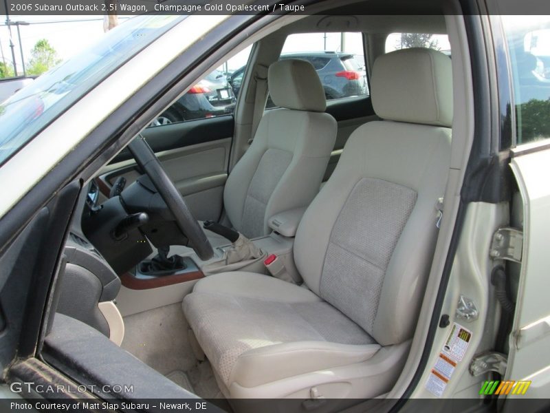 Champagne Gold Opalescent / Taupe 2006 Subaru Outback 2.5i Wagon