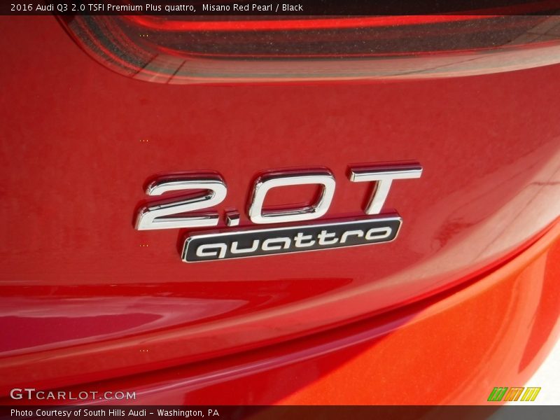 Misano Red Pearl / Black 2016 Audi Q3 2.0 TSFI Premium Plus quattro