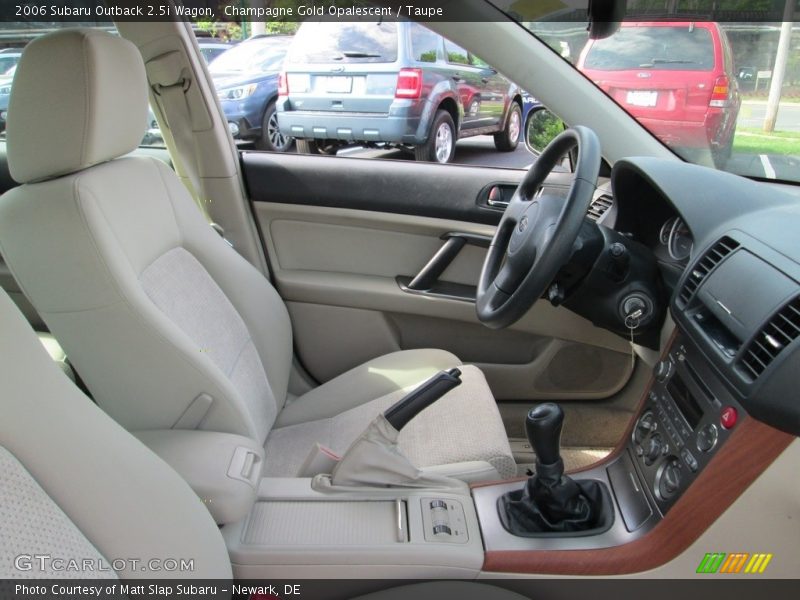 Champagne Gold Opalescent / Taupe 2006 Subaru Outback 2.5i Wagon