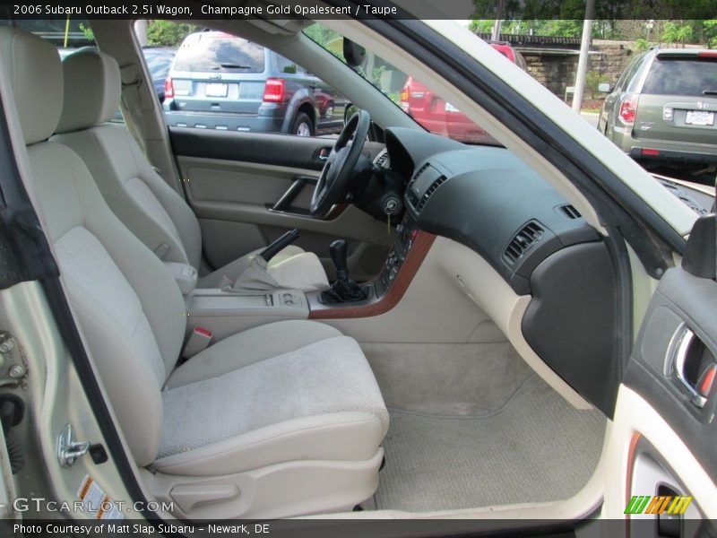 Champagne Gold Opalescent / Taupe 2006 Subaru Outback 2.5i Wagon