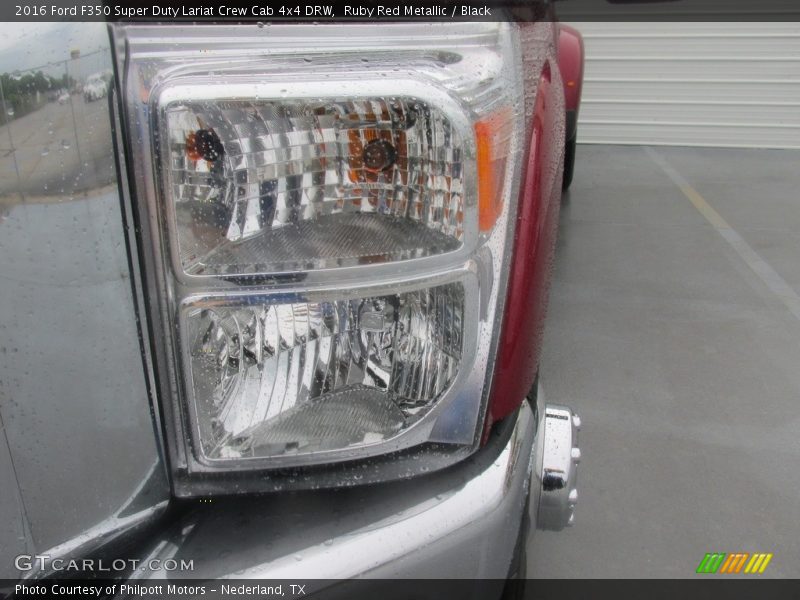 Ruby Red Metallic / Black 2016 Ford F350 Super Duty Lariat Crew Cab 4x4 DRW