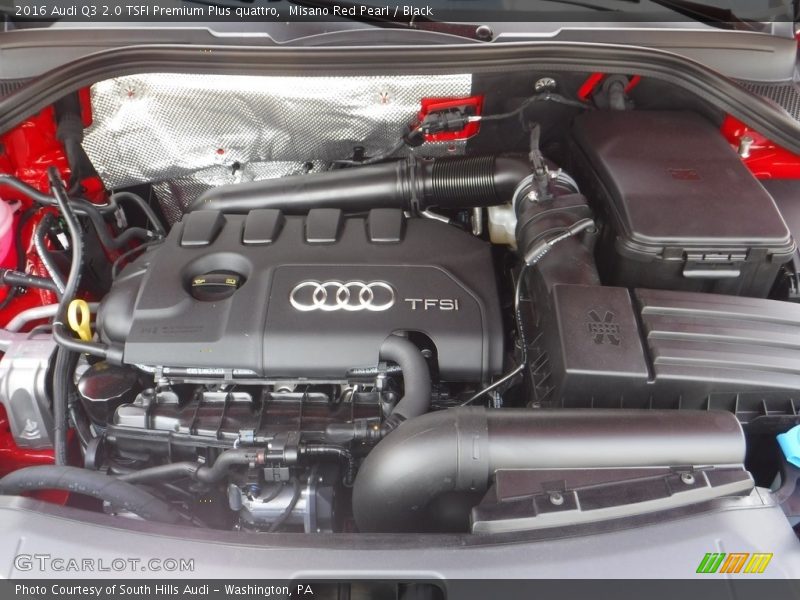 Misano Red Pearl / Black 2016 Audi Q3 2.0 TSFI Premium Plus quattro