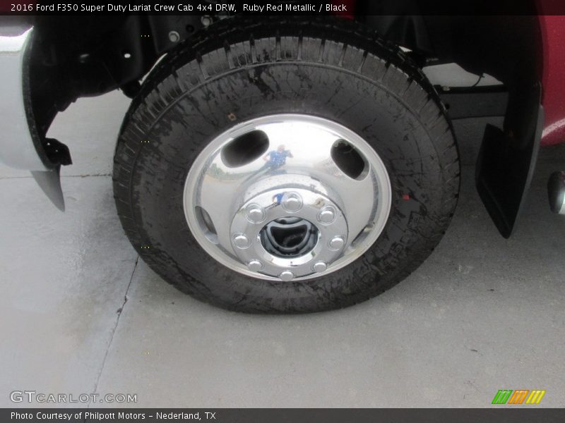 Ruby Red Metallic / Black 2016 Ford F350 Super Duty Lariat Crew Cab 4x4 DRW