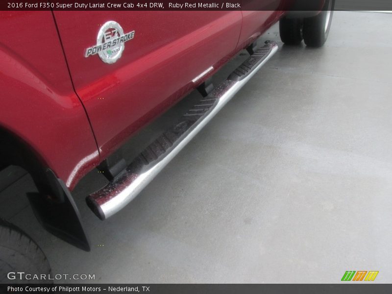 Ruby Red Metallic / Black 2016 Ford F350 Super Duty Lariat Crew Cab 4x4 DRW