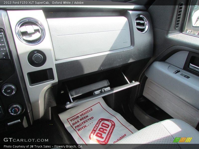 Oxford White / Adobe 2013 Ford F150 XLT SuperCab