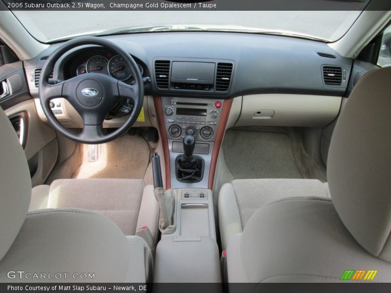 Champagne Gold Opalescent / Taupe 2006 Subaru Outback 2.5i Wagon