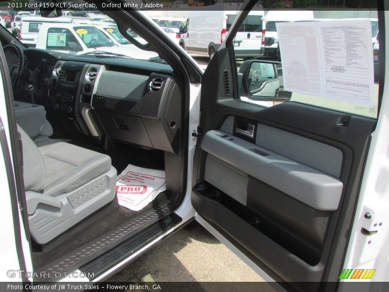 Oxford White / Adobe 2013 Ford F150 XLT SuperCab