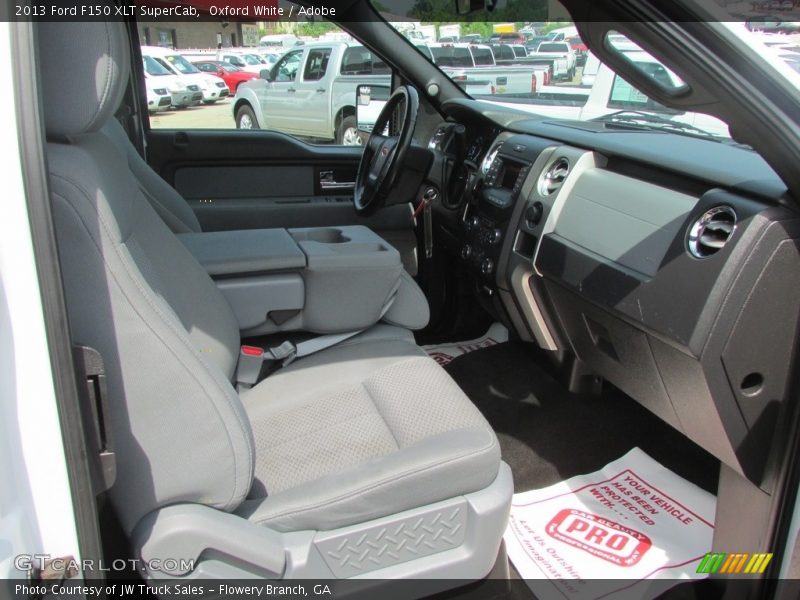 Oxford White / Adobe 2013 Ford F150 XLT SuperCab