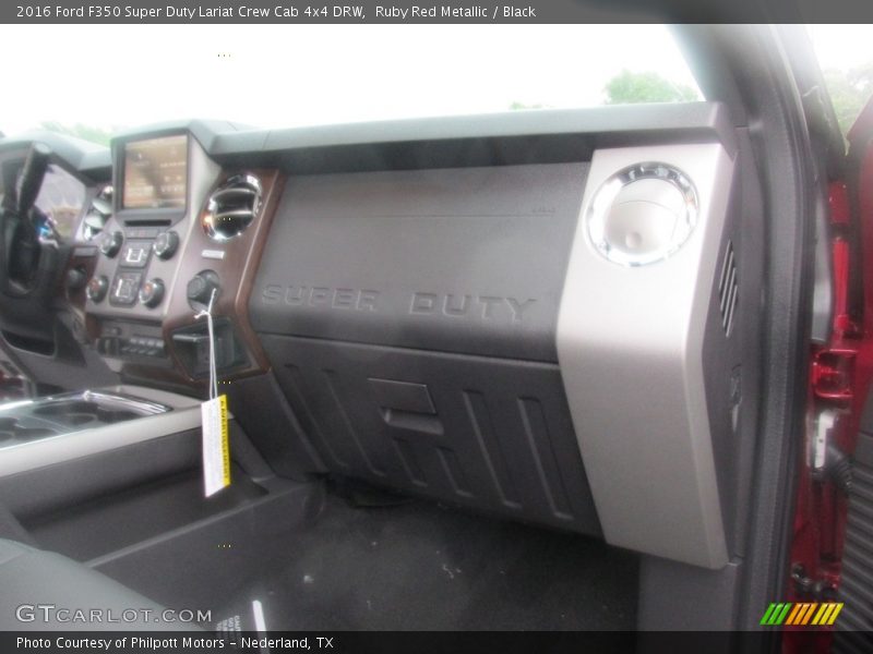 Ruby Red Metallic / Black 2016 Ford F350 Super Duty Lariat Crew Cab 4x4 DRW
