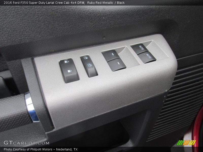 Ruby Red Metallic / Black 2016 Ford F350 Super Duty Lariat Crew Cab 4x4 DRW