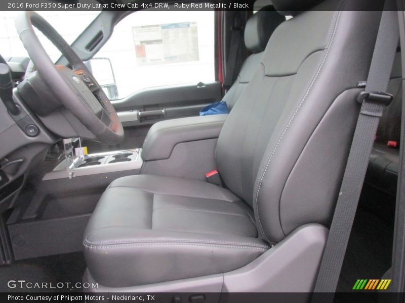 Ruby Red Metallic / Black 2016 Ford F350 Super Duty Lariat Crew Cab 4x4 DRW