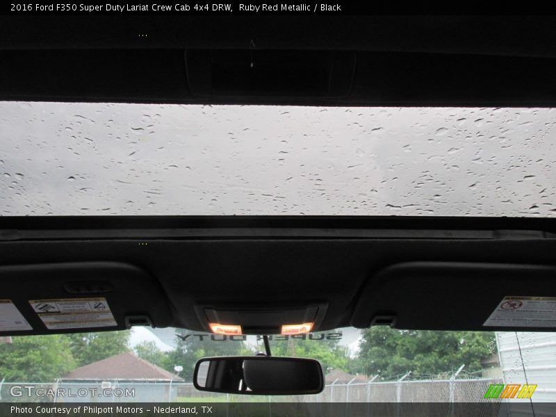 Ruby Red Metallic / Black 2016 Ford F350 Super Duty Lariat Crew Cab 4x4 DRW