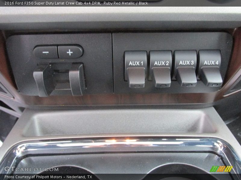 Ruby Red Metallic / Black 2016 Ford F350 Super Duty Lariat Crew Cab 4x4 DRW