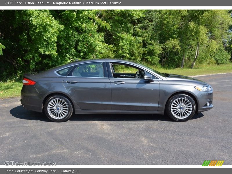 Magnetic Metallic / Medium Soft Ceramic 2015 Ford Fusion Titanium