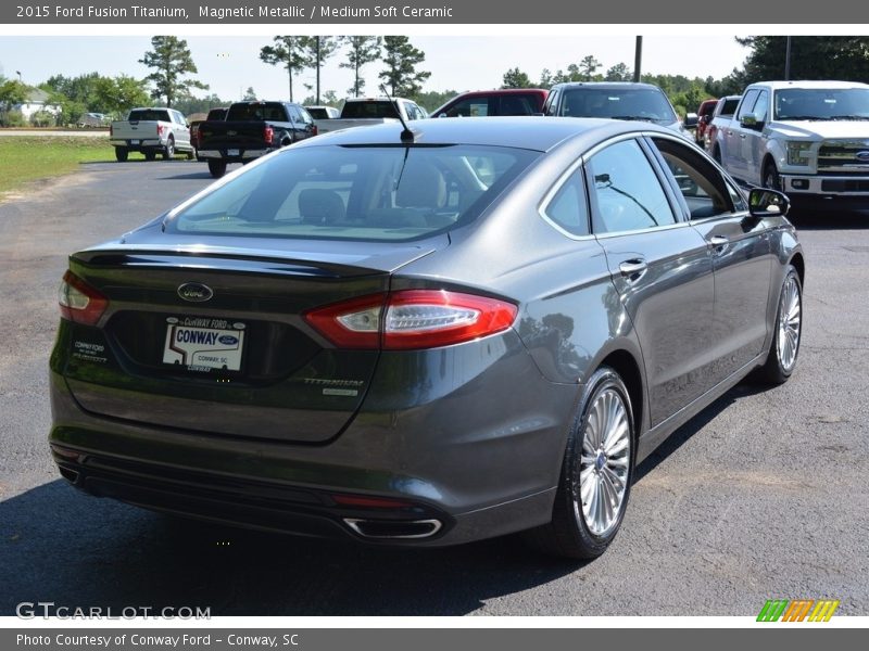 Magnetic Metallic / Medium Soft Ceramic 2015 Ford Fusion Titanium