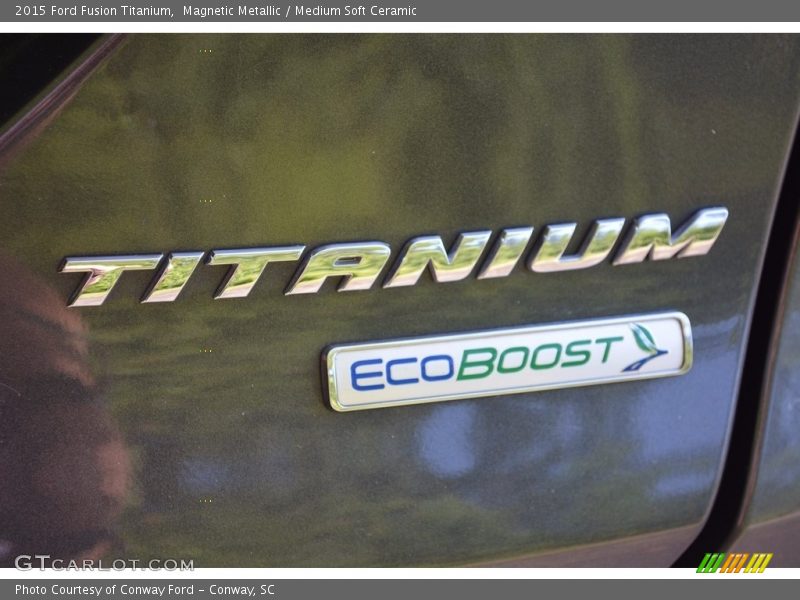 Magnetic Metallic / Medium Soft Ceramic 2015 Ford Fusion Titanium