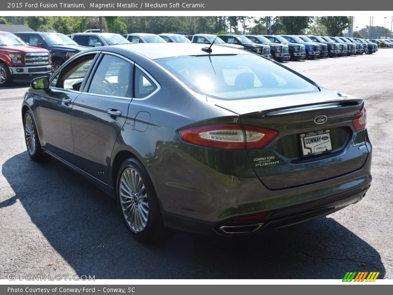 Magnetic Metallic / Medium Soft Ceramic 2015 Ford Fusion Titanium