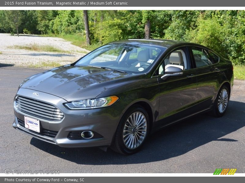 Magnetic Metallic / Medium Soft Ceramic 2015 Ford Fusion Titanium